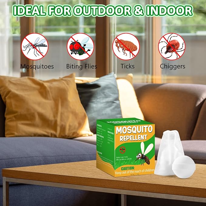 12 Pack Powerful Mosquito Repellent for Outdoor Patio Home Travel Camping Yard, Keep Mosquito Away Mosquito Barrier