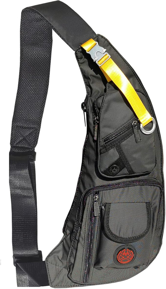 Nylon Sling Chest Bag Daypack Bicycle Travel Gym Backpack