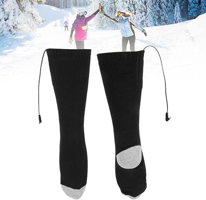 Heated Socks Electric Heated Socks Foot Bottom Heated Thermal Socks Winter Heating Socks for Men Women Outdoor Riding Camping Hiking Motorcycle Skiing Warm Winter Socks