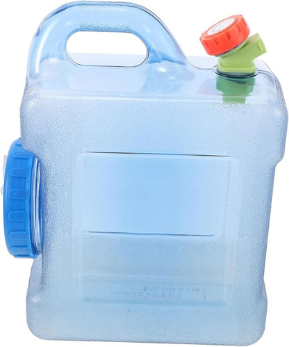 Abaodam Portable Drinking Bucket Water Storage Container with Faucet Outdoor Water Container Outdoor Camping Water Bucket Outdoor Supply Portable Water Jug Liquid Storage Bucket