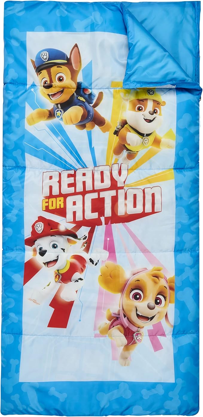 Paw Patrol Backpack and Sleeping Bag Set – Paw Patrol Kids Indoor/Outdoor Kit, 2 Piece Set, Multi, (N-2PC21PAW)