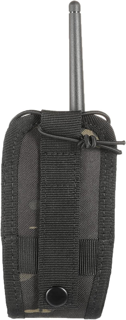 FRTKK Tactical Radio Holder Radio Holster Molle Radio Pouch Universal Radio Case Military Heavy Duty Radio Bag for Police Firefighter Two Ways Walkie Talkies Vest