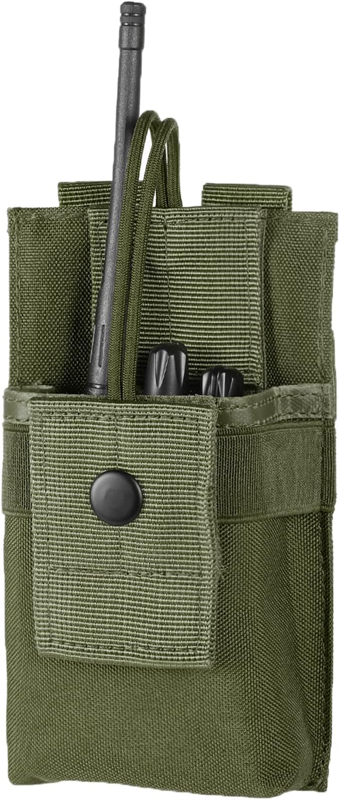 FRTKK Tactical Radio Holder Radio Holster Molle Radio Pouch Universal Radio Case Military Heavy Duty Radio Bag for Police Firefighter Two Ways Walkie Talkies Vest