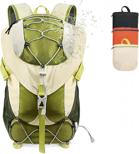 Seektop 20L Waterproof Hiking Backpack - Lightweight Daypack with 8 Pockets & Wet-Dry Compartment for Outdoor Adventures