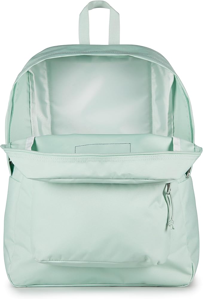 JanSport SuperBreak One Backpacks - Durable, Lightweight Bag with 1 Main Compartment, Front Utility Pocket with Built-in Organizer - Premium Backpack - Fresh Mint