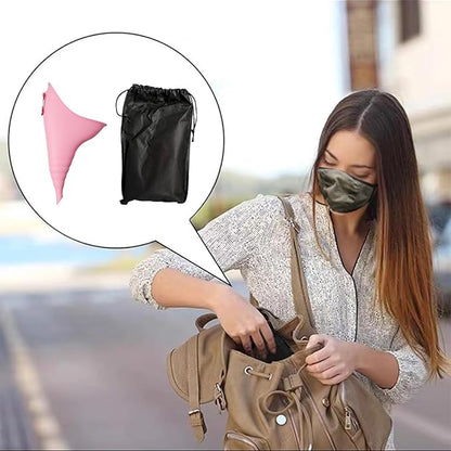 Female Urination Device, Female Urinal Pee Funnel For Women's, Sitting Standing Female Urinal Spill Proof,Portable Female Urinal,Suitable for Outdoor, Adventure, Activities,Camping (Fuchsia Color)