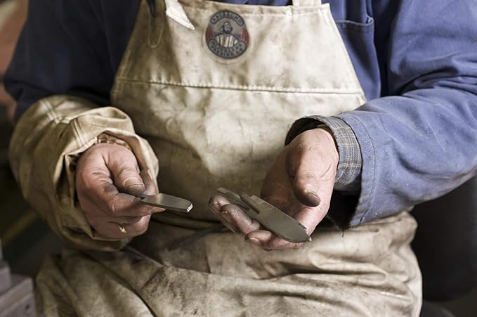 HELLE Knives - Steinbit - Fixed Blade - Fishing Knife - Birch Wood Handle - 12C27 Stainless Steel - Made in Norway