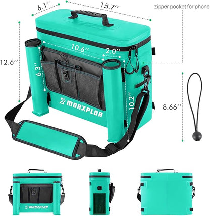 Kayak Cooler,Waterproof Kayak Seat Back Cooler for Kayaking,Kayak Accessories Cooler Bag,Protable Ice Chest,Beach Cooler,Travel Cooler for Camping or Lunch Bag