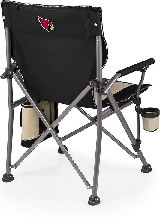 PICNIC TIME NFL Outlander Folding Camping Cooler, Heavy Duty Beach Chair