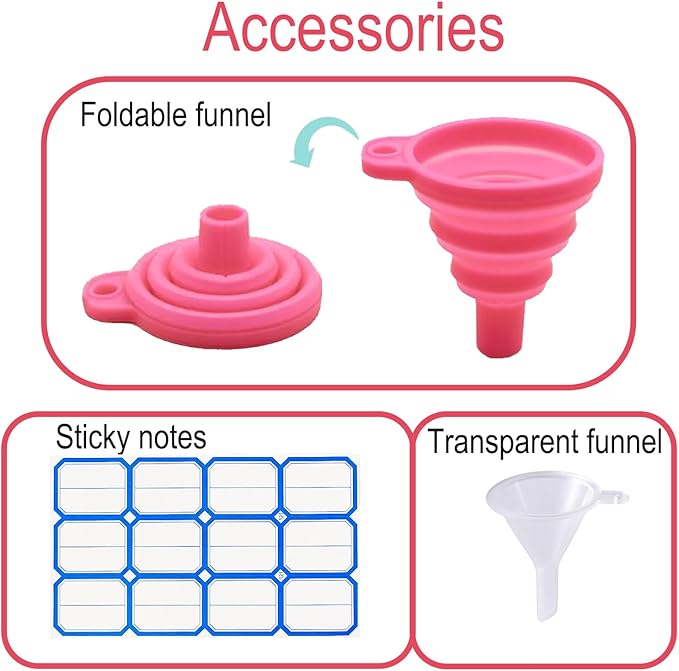 10PCS Plastic Flasks - Reusable Drink Bags, Leak-Proof Drink Pouches, BPA-Free for Travel, Outdoor Sports, Concerts, Events (16OZ - 10PCS + 2 Funnels)