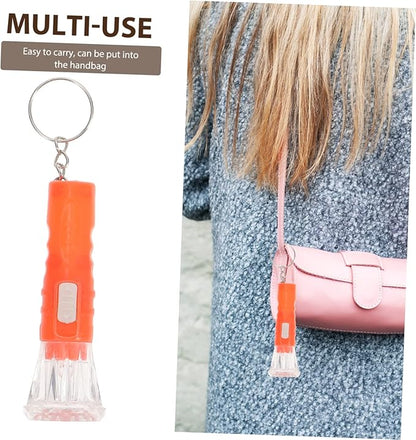 HOMSFOU 10pcs Portable Hand Lamp Pocket Keychain Flashlight Keychain Flashlight Bulk Mini Lantern Keychain Key Fob Small Pocket Keychain Flash Light Small Flashlight Multifunction