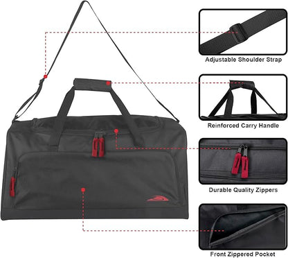 Lightweight Canvas Duffle Bags for Men & Women For Traveling, the Gym, and as Sports Equipment Bag/Organizer