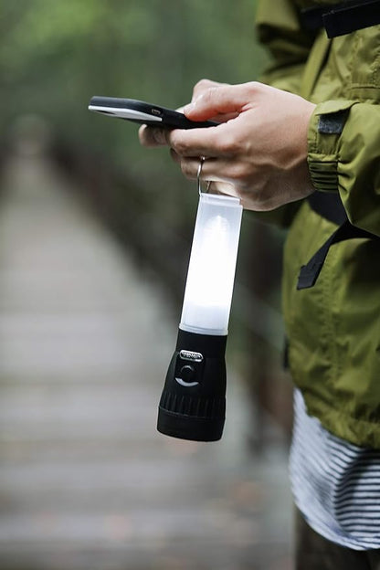 Life Gear AR Technology 2-in-1 Flashlight & Lantern, 50 Lumen Flashlight & 50 Lumen Area Lighting Lantern