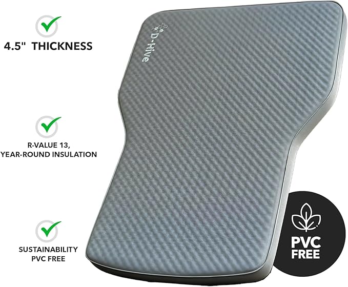 Camping Mattress - Compatible with Tesla Model Y, 4.5" Extra Thick Self-Inflating Air Mattress, Self-Inflating Sleeping Pad Car Mattress, Solid Foam for All-Seasons, Fits SUVs incl Pump