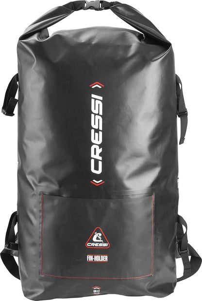 Cressi Dry Bag Gara 60 LT - Backpack Dry Bag for Diving Fins and Diving Material, Unisex Adult