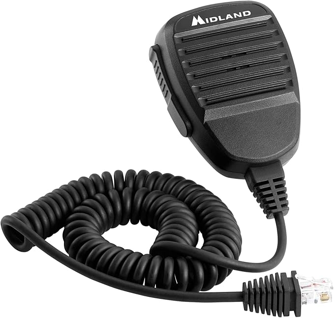 Midland – MXT105 - 5 Watt GMRS MicroMobile Two Way Radio - Off Roading Outdoor RZR Farm Trails Radio - External Magnetic Mount Antenna - NOAA Weather Alerts