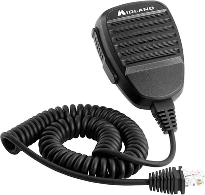 Midland – MXT105 - 5 Watt GMRS MicroMobile Two Way Radio - Off Roading Outdoor RZR Farm Trails Radio - External Magnetic Mount Antenna - NOAA Weather Alerts