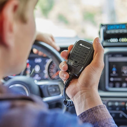 Midland – MXT500-50 Watt GMRS MicroMobile® Two-Way Radio - Farms Ranches Overlanding Trails Off-roaders - 8 Repeater Channels - Compact Design External Magnetic Mount 2.1dB Unity Gain Antenna