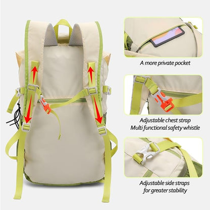 Seektop 20L Waterproof Hiking Backpack - Lightweight Daypack with 8 Pockets & Wet-Dry Compartment for Outdoor Adventures