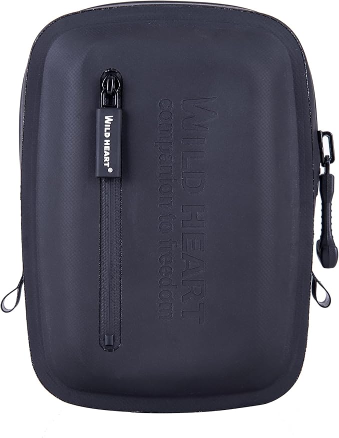 WILD HEART Airtight and Waterproof Small Bag for Medicines/Phone/purse bag- Hang on Waist (Black)
