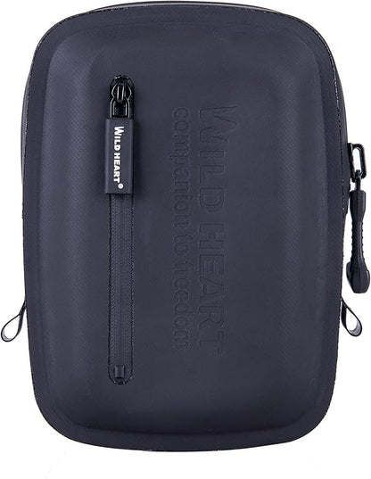 WILD HEART Airtight and Waterproof Small Bag for Medicines/Phone/purse bag- Hang on Waist (Black)