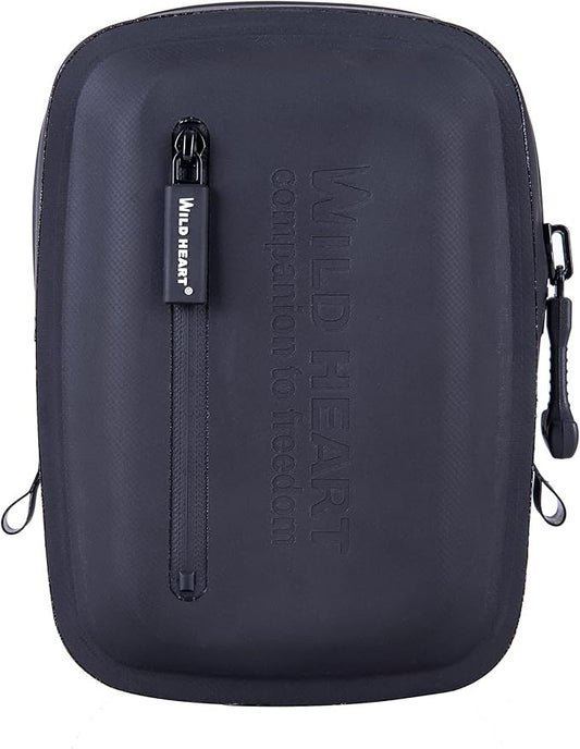 WILD HEART Airtight and Waterproof Small Bag for Medicines/Phone/purse bag- Hang on Waist (Black)