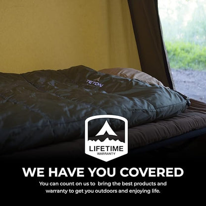 TETON Celsius XL, -25F, 20F, 0F Degree Sleeping Bags, All Weather Warm Sleeping Bag for Adults and Kids, Camping Season, Compression Sack Included