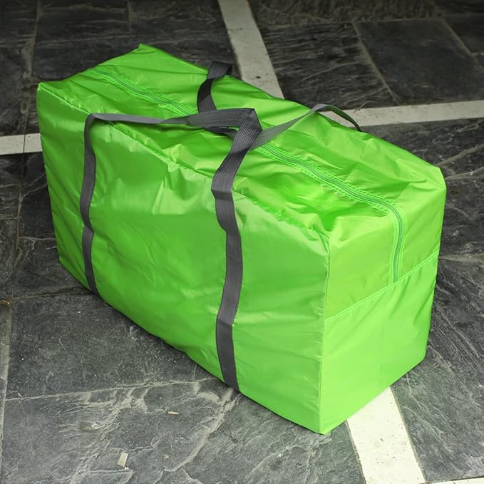 Extra Large 30" Moving Bag Totes Heavy Duty Reusable Inflatable Kayak Storage Carry Bag Lightweight Nylon Luggage Bag for Travelling,College Dorm, Camping, Christmas Decorations Storage