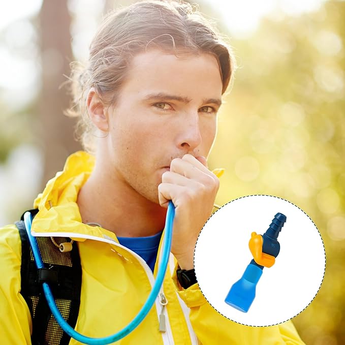 10pcs Bite Valve Replacement for Camelbak, Multicolored Mouthpiece Parts Replacement for Dust Cover Bite Valve Accessories Replacement for Hydration Bladder