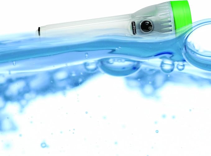 Life Gear LED Flashlight with Glow Handle, Emergency Flasher and Storage Compartment, GREEN