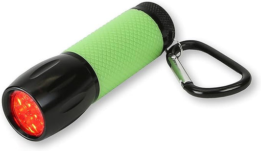 Carson RedSight Red LED Flashlight For Reading Astronomy Star Maps and Preserving Night Vision with Two Brightness Settings (SL-33) X-Large