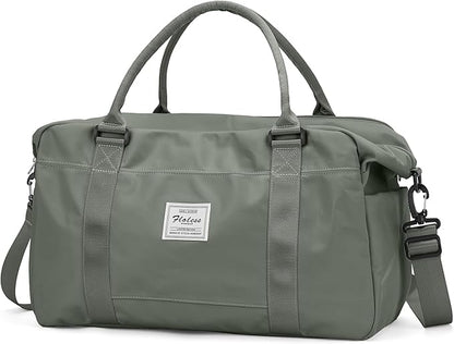 Travel Duffel Bag,Sports Tote Gym Bag,Shoulder Weekender Overnight Bag for Women