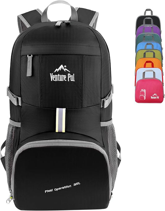 Venture Pal 35L Ultralight Lightweight Packable Foldable Travel Camping Hiking Outdoor Sports Backpack Daypack