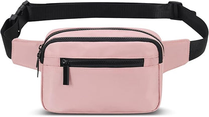 Fanny Packs for Women Men, Fashion Waist Pack Crossbody Bags Belt Bag with Adjustable Strap for Running Hiking Travel.