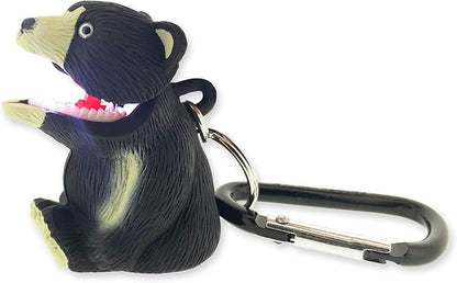 Big Discoveries WildLight Animal Carabiner Flashlight - Fun Mini Keychain Flash Lights for Kids, Nurses, Camping