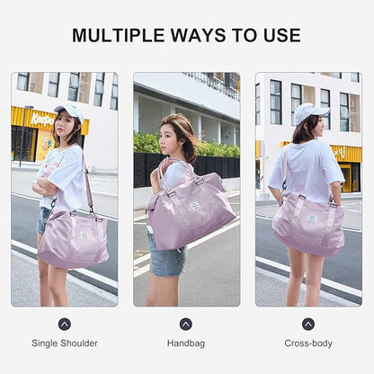 Sport Large Gym Tote Weekender Carry On Airplane Beach Overnight Waterproof Wet Bag
