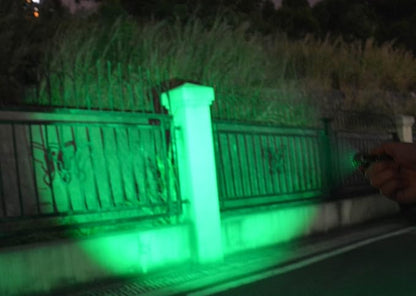 3 Mode Green Light Flashlight Scalable Green Led Flashlight Green Flashlight for Hunting and Night Vision