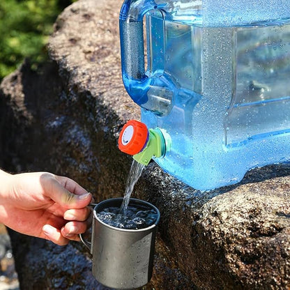 Water Storage Containers, Camping Water Container, Portable Water Tank with Faucet Camping Bucket with Tap Water Jug with Spigot BPA Free Emergency Water Storage