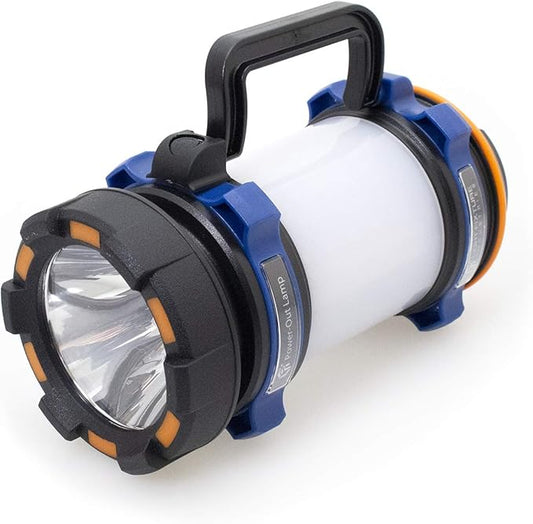 Rechargeable LED Lantern for Power Outages, Battery Operated, USB Charging, Water Resistant IPX4, 4 Light Modes, 350 Lumen, Camping, Emergency, Home Use (1 Pack)