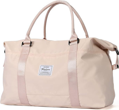 Travel Duffel Bag,Sports Tote Gym Bag,Shoulder Weekender Overnight Bag for Women