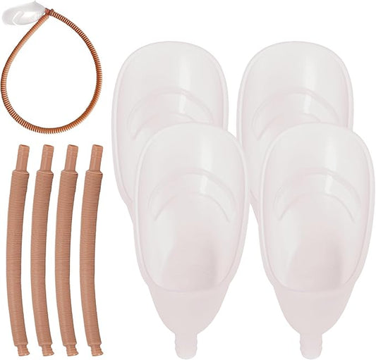 Female Urination Device,Portable Urinal Allows Women to Pee Standing Up,Female Pee Funnel with Retractable Hose, Reusable Women Pee Funnel for Camping,Hiking,Outdoor Activities,Travel(set of 4)