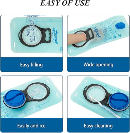 Hydration Bladder Hiking Water Bladder Leak-Proof Water Reservoir BPA Free Hydration Bag for Biking Running Camping