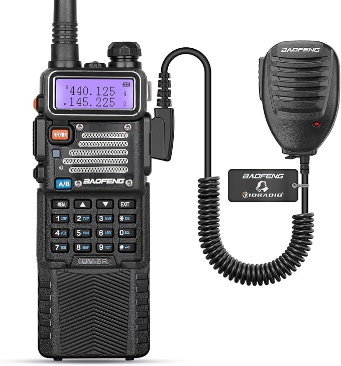 BAOFENG UV-5R Ham Radio 8W Dual Band 144-148＆420-450Mhz，3800mAh Rechargeable Handheld Two Way Radio with MIC (2Pack)