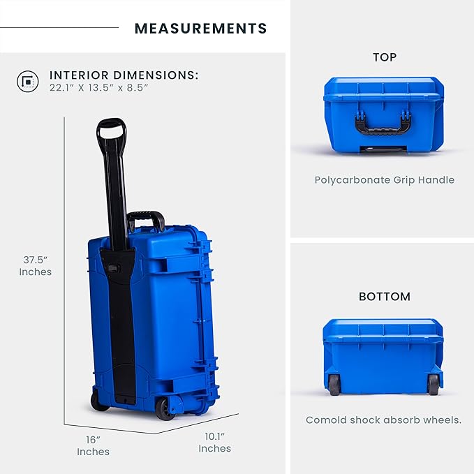 Seahorse 920 Protective Wheeled Case with Foam