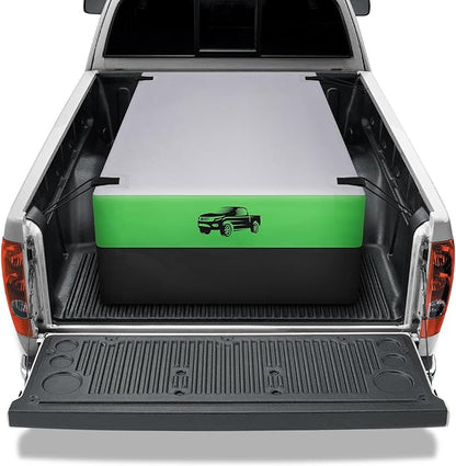 2025 Upgraded Truck Bed Cargo Bag- 26 Cubic (51''x40''x22''),100% Waterproof Pickup Bed Storage Fits Any Truck Size with 4 Stretch Cords, 1680D Heavy Duty PVC Fabric Cargo Bag