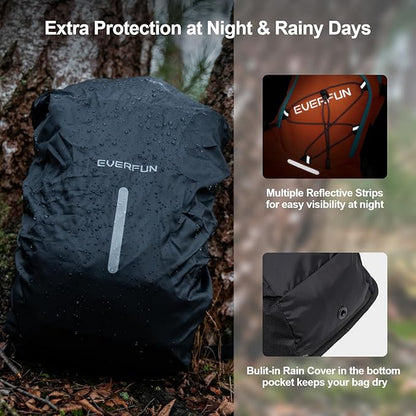Everfun Hydration Backpack 18L with Water Bladder 2L/3L Hiking Water Backpack Women Men Lightweight Insulation Hydration Day Rucksack for Hiking, Cycling, Running, Festival, Camping