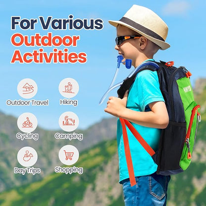 1 Pcs Kids Hydration Backpack with 1.5L Hydration Water Bladder Lightweight Water Backpack Hydration Pack