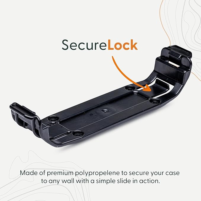 Evergreen X Seahorse Micro Clip/Wall Mount Bracket System Compatible with Seahorse 56 Micro Cases/Permanent or Non-Permanent Mount Options/Easy Access/Quick Release System (Micro Clip)