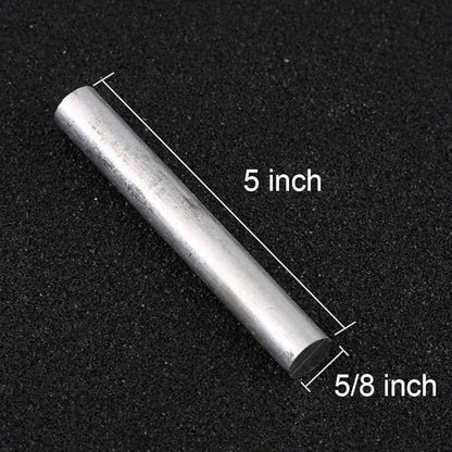 F-ber 5pcs 4inch(100mm)/5inch(127mm) Long OD16mm(0.63") High Purity 99% Magnesium Metal Rod Mg Fire Starter Survival Emergency Rod Well Sparks for Camping Hiking
