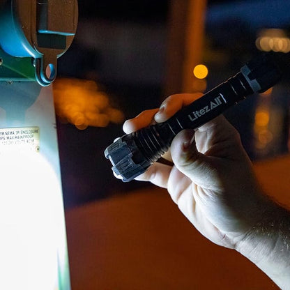 LitezAll 24921-6/12 Nearly Invincible 300 Lumen Tactical Flashlight